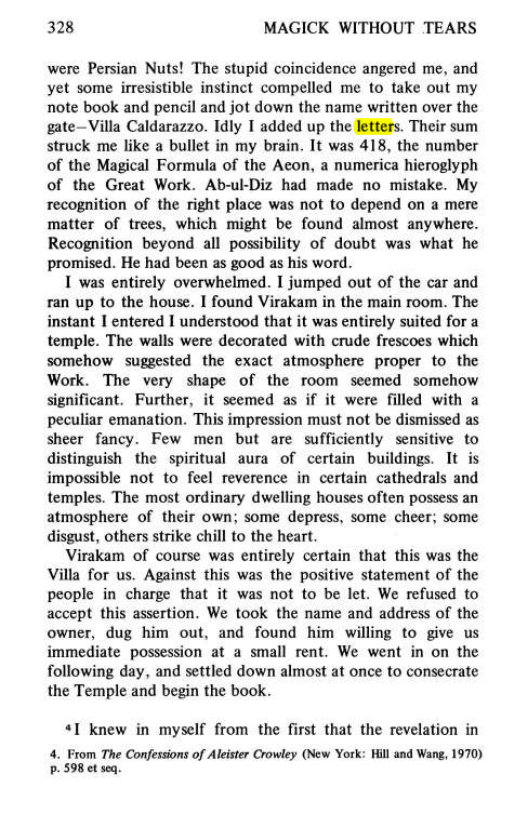 Original scan of Magick Without Tears, PDF page 361