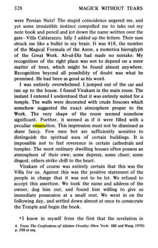 Original scan of Magick Without Tears, PDF page 361