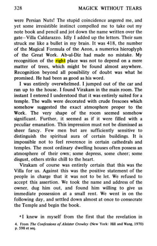 Original scan of Magick Without Tears, PDF page 361