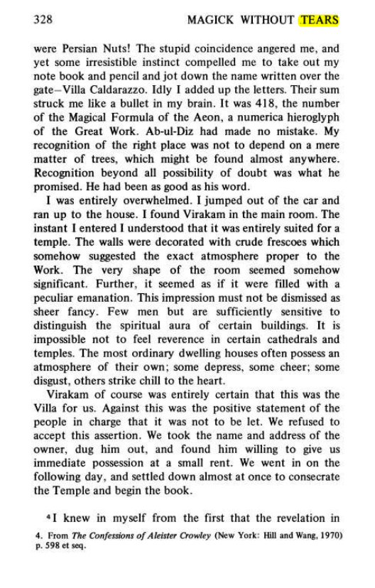 Original scan of Magick Without Tears, PDF page 361