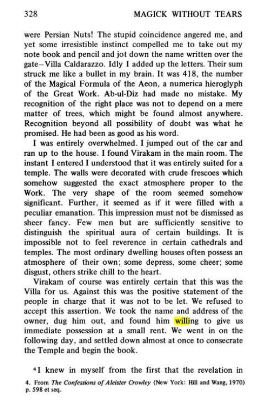 Original scan of Magick Without Tears, PDF page 361
