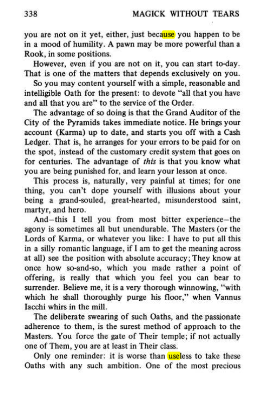 Original scan of Magick Without Tears, PDF page 371