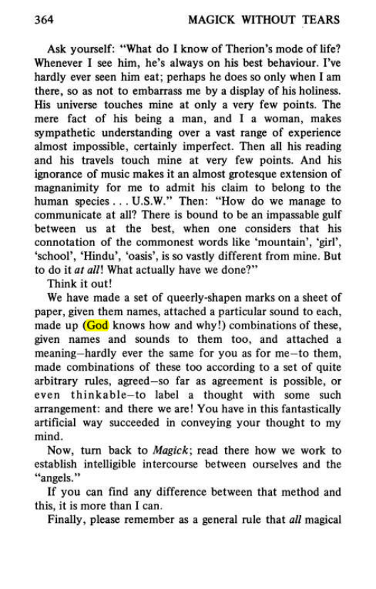 Original scan of Magick Without Tears, PDF page 397
