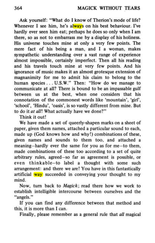 Original scan of Magick Without Tears, PDF page 397
