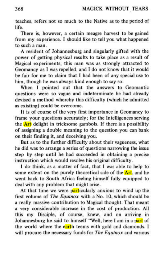 Original scan of Magick Without Tears, PDF page 401