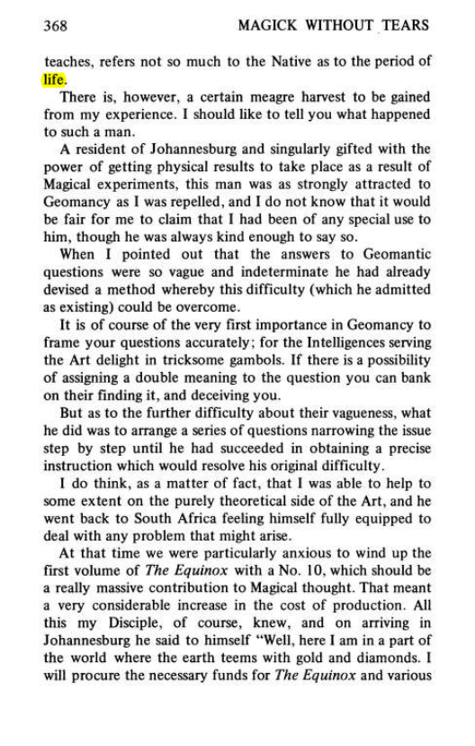 Original scan of Magick Without Tears, PDF page 401