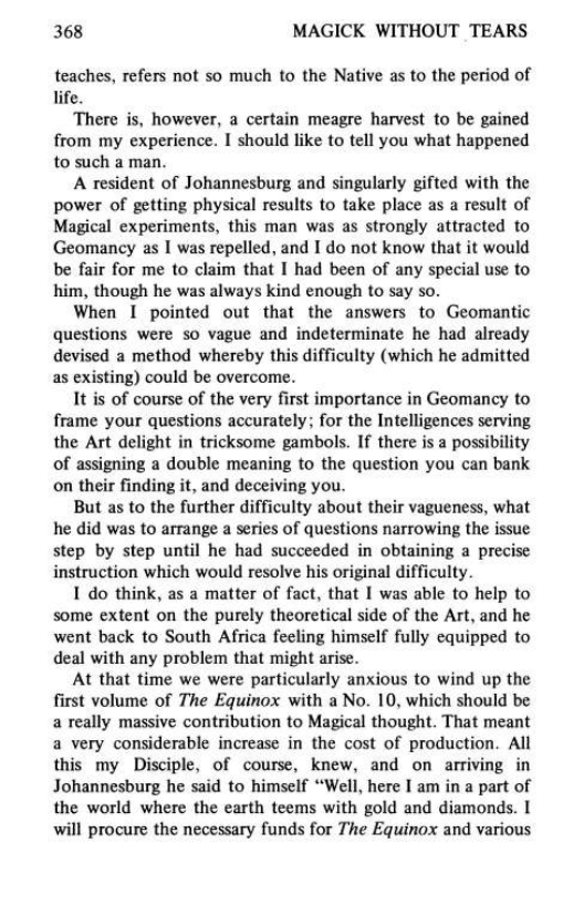 Original scan of Magick Without Tears, PDF page 401
