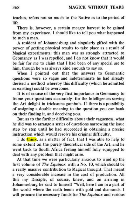 Original scan of Magick Without Tears, PDF page 401