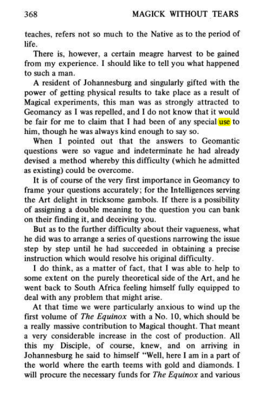 Original scan of Magick Without Tears, PDF page 401