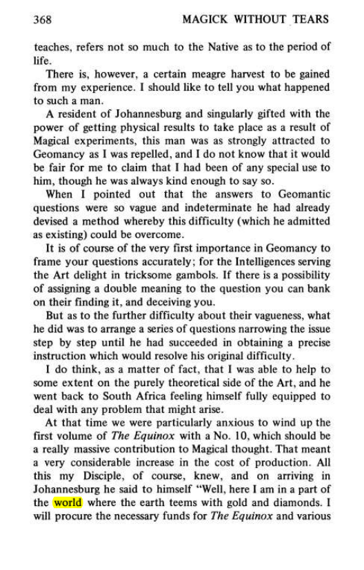 Original scan of Magick Without Tears, PDF page 401