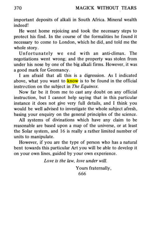 Original scan of Magick Without Tears, PDF page 403
