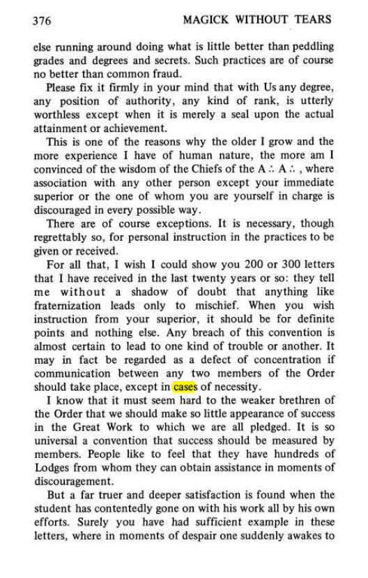 Original scan of Magick Without Tears, PDF page 409
