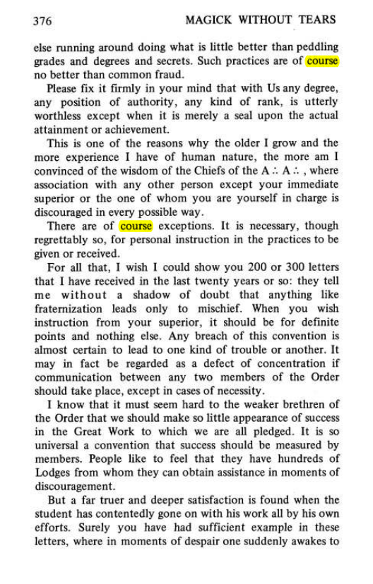 Original scan of Magick Without Tears, PDF page 409