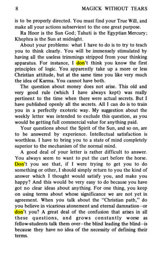 Original scan of Magick Without Tears, PDF page 41