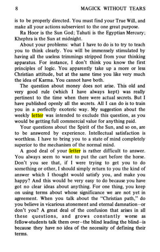 Original scan of Magick Without Tears, PDF page 41