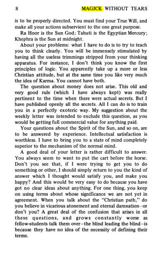 Original scan of Magick Without Tears, PDF page 41