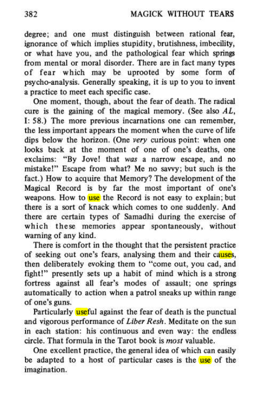 Original scan of Magick Without Tears, PDF page 415