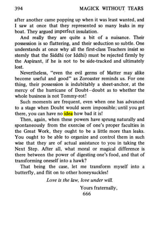 Original scan of Magick Without Tears, PDF page 427
