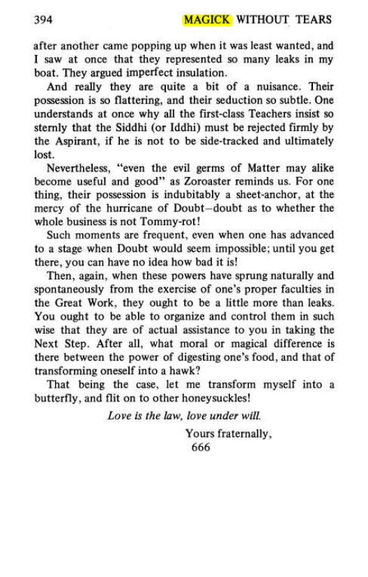 Original scan of Magick Without Tears, PDF page 427