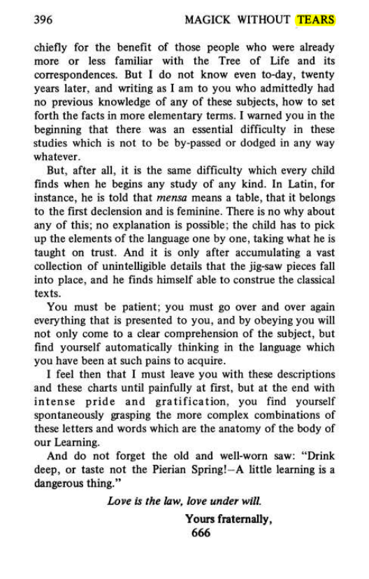 Original scan of Magick Without Tears, PDF page 429