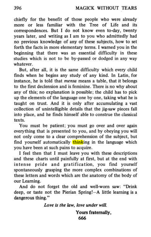Original scan of Magick Without Tears, PDF page 429