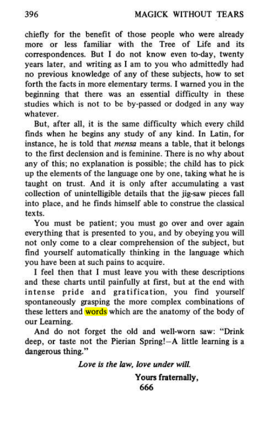 Original scan of Magick Without Tears, PDF page 429