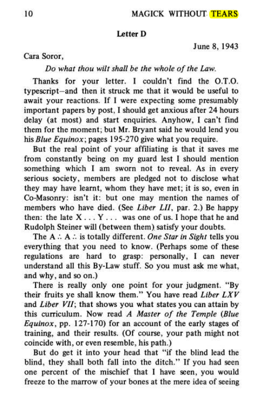 Original scan of Magick Without Tears, PDF page 43