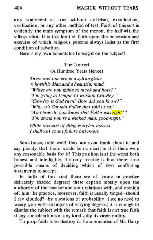Original scan of Magick Without Tears, PDF page 437