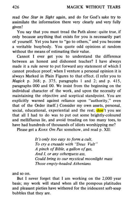 Original scan of Magick Without Tears, PDF page 459