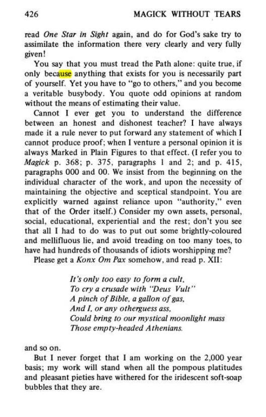 Original scan of Magick Without Tears, PDF page 459