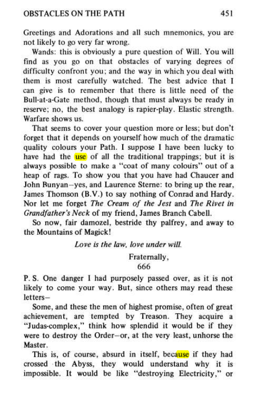 Original scan of Magick Without Tears, PDF page 484
