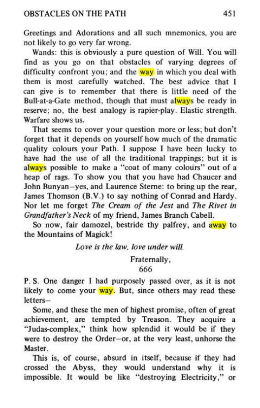 Original scan of Magick Without Tears, PDF page 484
