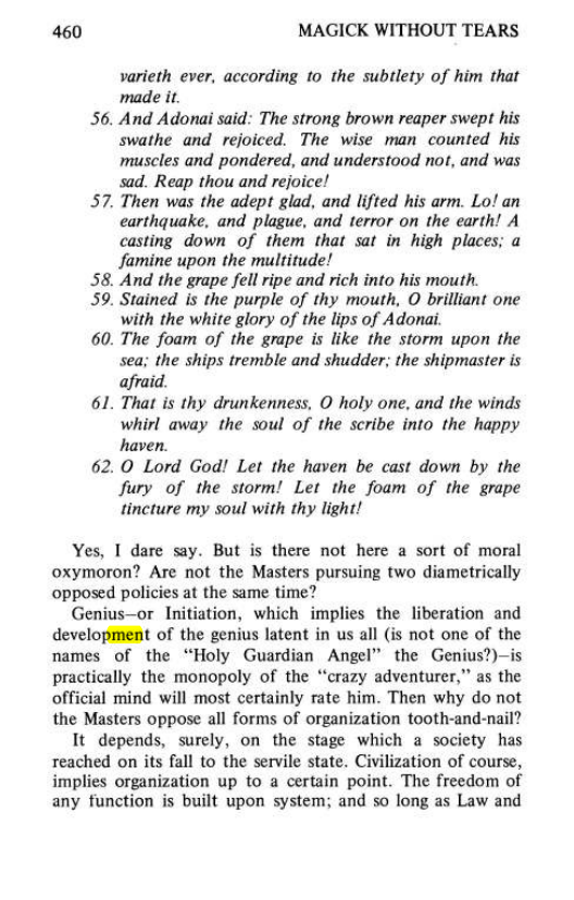 Original scan of Magick Without Tears, PDF page 493