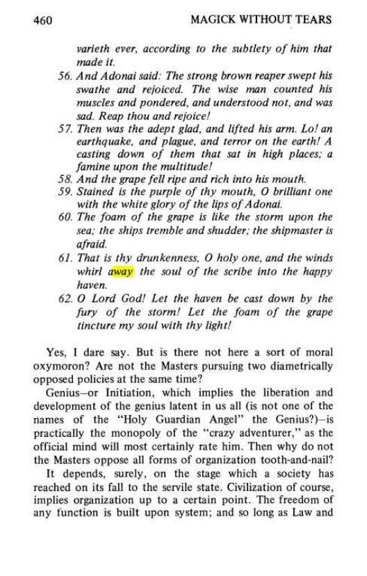 Original scan of Magick Without Tears, PDF page 493