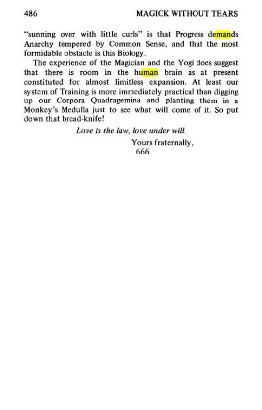 Original scan of Magick Without Tears, PDF page 519