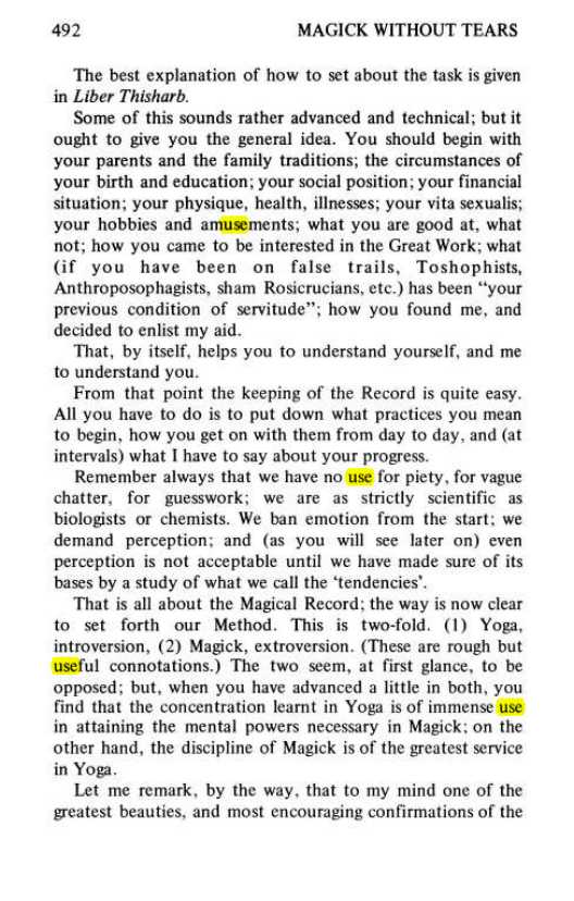 Original scan of Magick Without Tears, PDF page 525
