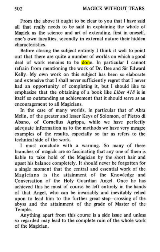 Original scan of Magick Without Tears, PDF page 535
