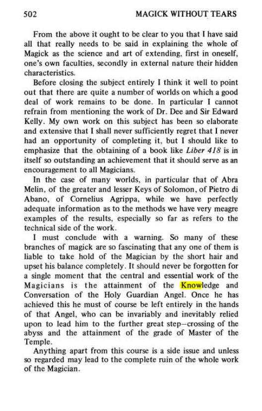 Original scan of Magick Without Tears, PDF page 535