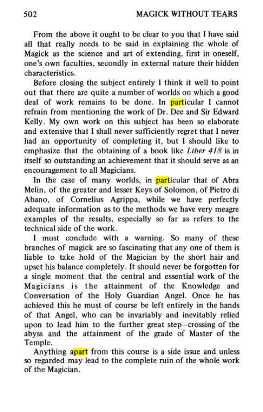 Original scan of Magick Without Tears, PDF page 535
