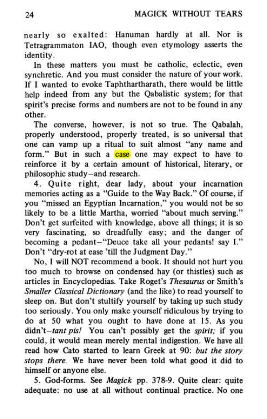 Original scan of Magick Without Tears, PDF page 57