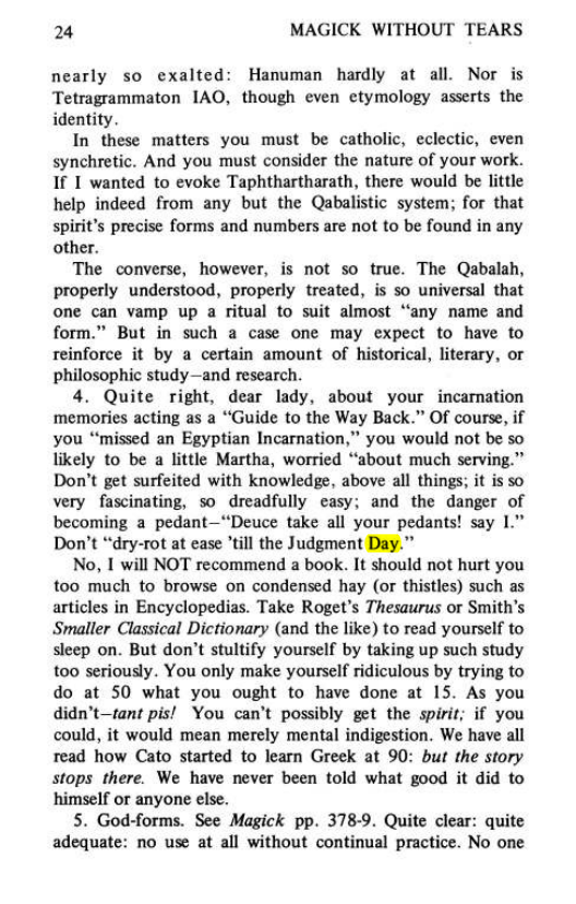 Original scan of Magick Without Tears, PDF page 57