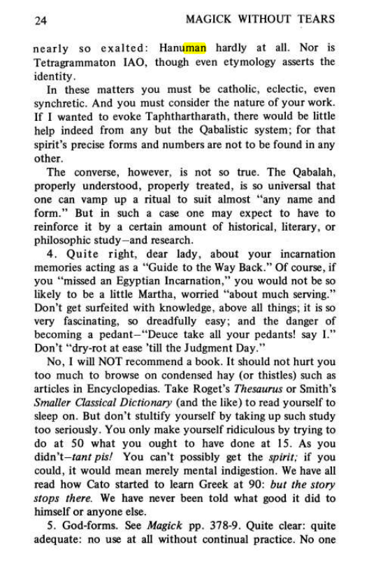 Original scan of Magick Without Tears, PDF page 57
