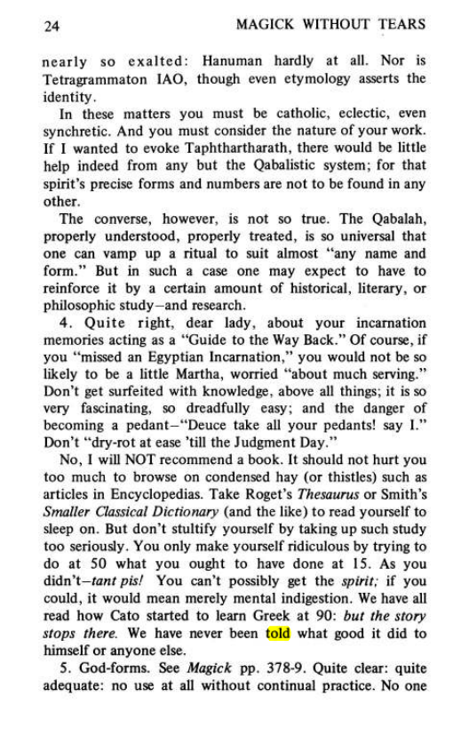 Original scan of Magick Without Tears, PDF page 57
