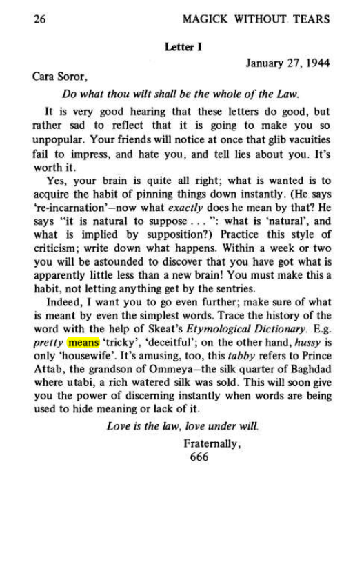 Original scan of Magick Without Tears, PDF page 59