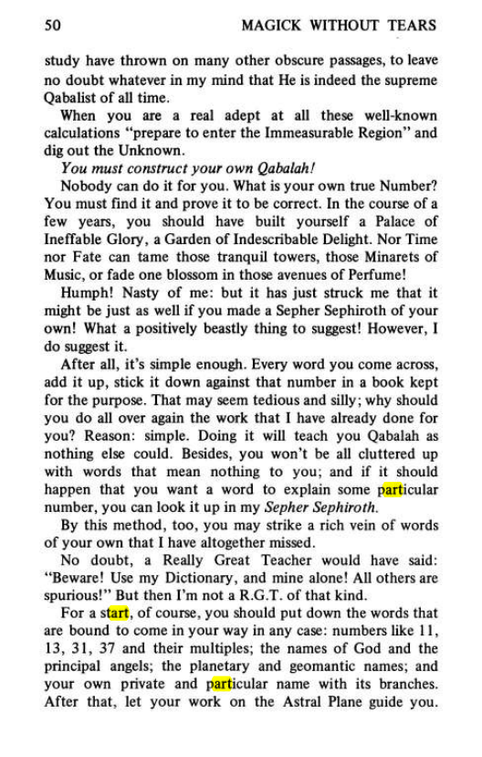 Original scan of Magick Without Tears, PDF page 83