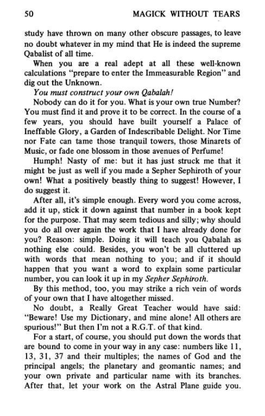 Original scan of Magick Without Tears, PDF page 83