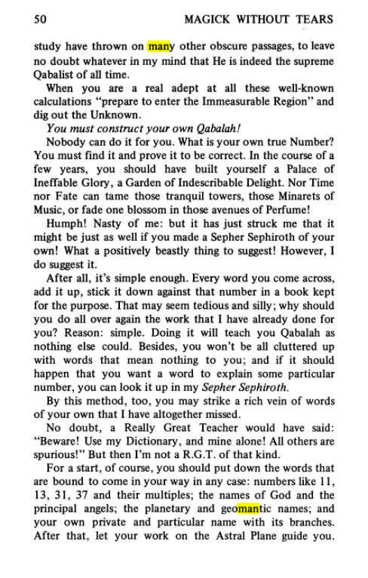 Original scan of Magick Without Tears, PDF page 83
