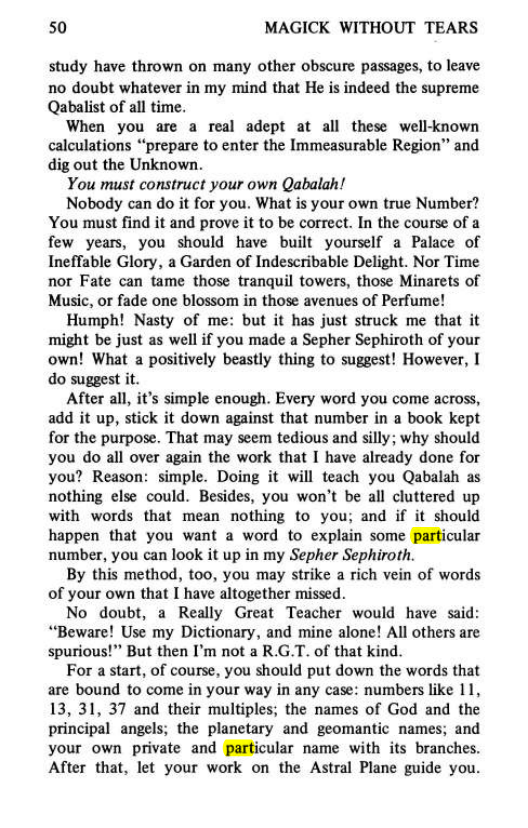 Original scan of Magick Without Tears, PDF page 83