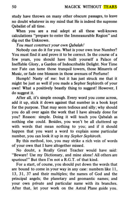 Original scan of Magick Without Tears, PDF page 83