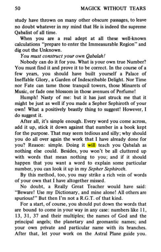 Original scan of Magick Without Tears, PDF page 83